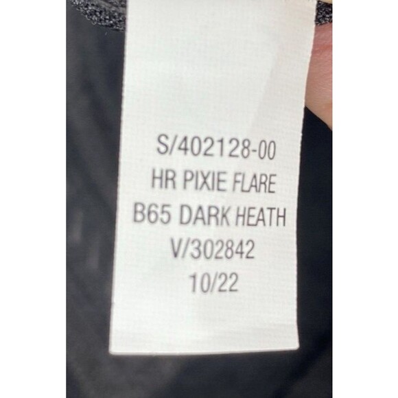 Old Navy Pants Womens 6 High Rise Pixie Flare Gray Dress Career Pants Stretch - Picture 9 of 12